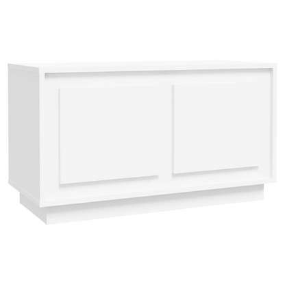 vidaXL TV Cabinet White 80x35x45 cm Engineered Wood S0671162258