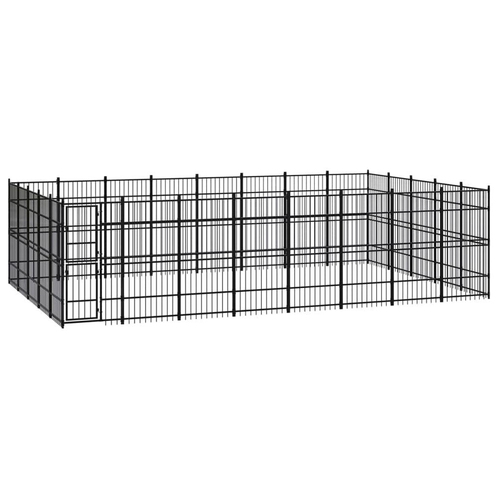 Outdoor Dog Kennel Steel 8.29 m� V067940949