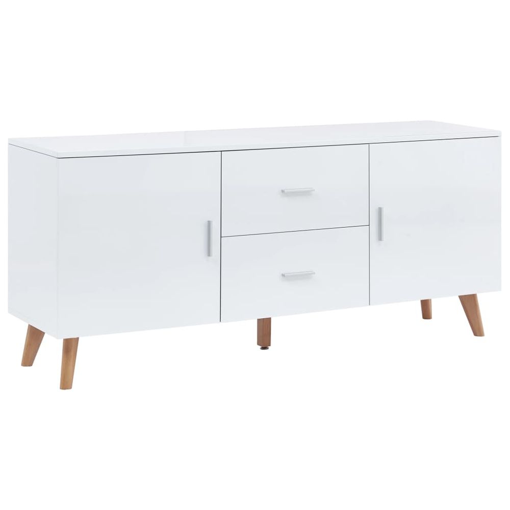 Sideboard White 160x40x70 cm MDF S0671177925