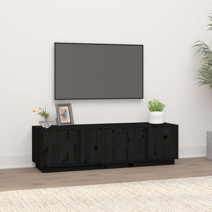 vidaXL TV Cabinet 140x40x40 cm Solid Wood Pine V0671394677