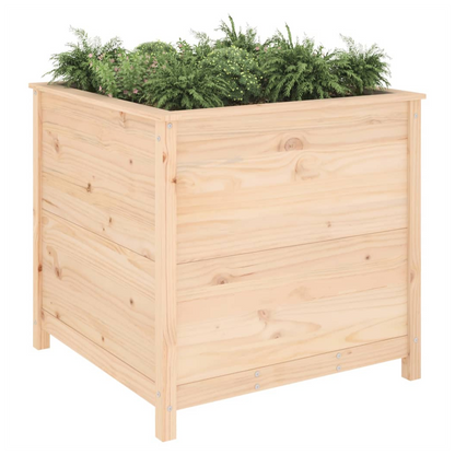 vidaXL Garden Planter 82.5x82.5x78 cm Solid Wood Pine S0671357822