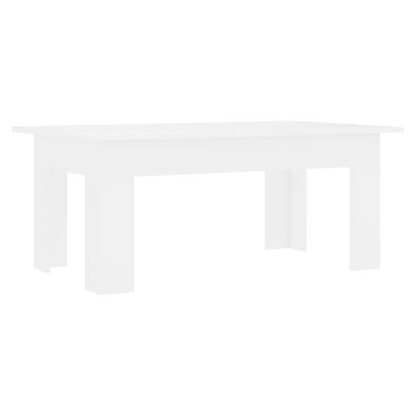 vidaXL Coffee Table White 100x60x42 cm Engineered Wood S0671093366