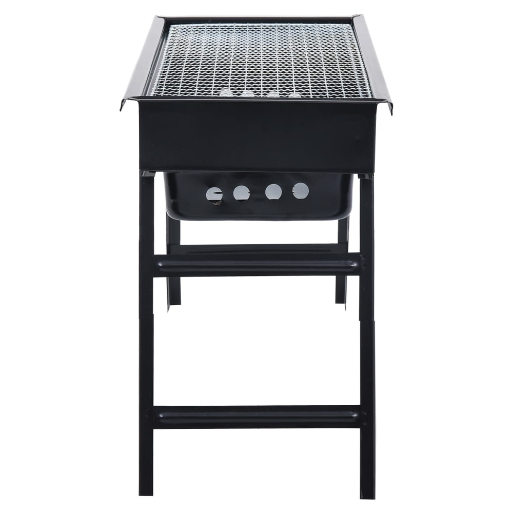 vidaXL Portable Camping BBQ Grill Steel 60x22.5x33 cm S0671350587