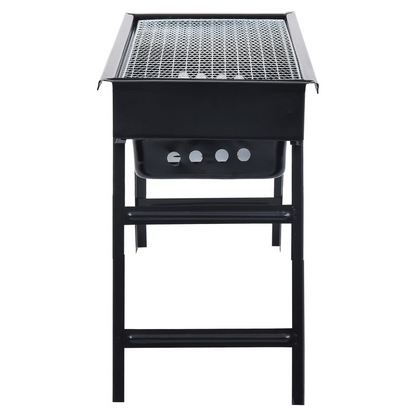 vidaXL Portable Camping BBQ Grill Steel 60x22.5x33 cm S0671350587