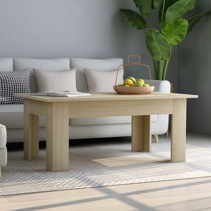 vidaXL Coffee Table White 100x60x42 cm Engineered Wood V0671200157