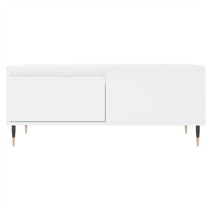 vidaXL Coffee Table White 90x50x36.5 cm Engineered Wood S0671256831