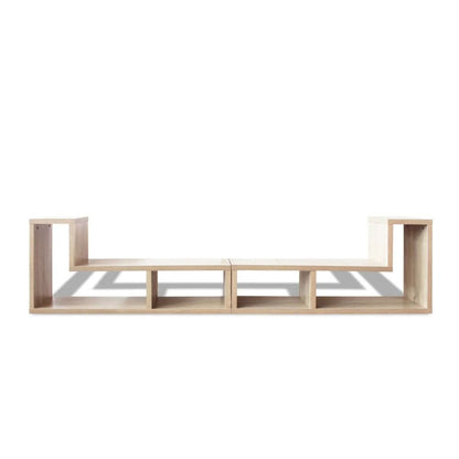 vidaXL TV Cabinet Double L-Shaped Oak V0671185166