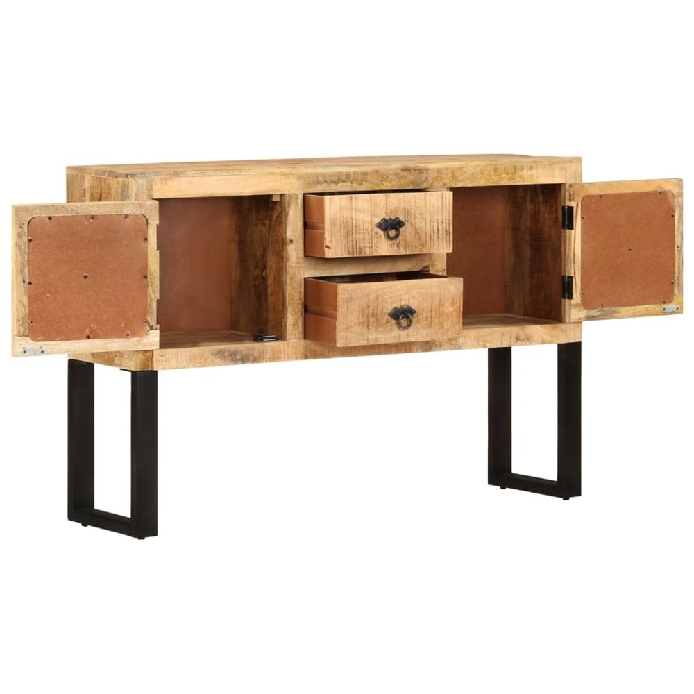 Sideboard 110x30x74 cm Rough Mango Wood V0671186160