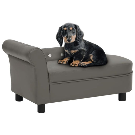 Dog Sofa 83x45x42 cm Faux Leather S069858235