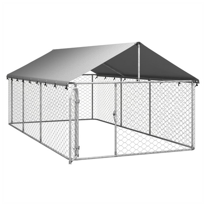 Outdoor Dog Kennel with Roof 100x100x150 cm to 600 x 300 x 150 cm V067939991