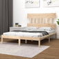 vidaXL Bed Frame Solid Wood 75x190 cm Small Single S0671030006