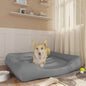 Dog Bed Dark Blue 120x100x27 cm Faux Leather V067942632