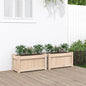 vidaXL Garden Planters 2 pcs Solid Wood Pine S0671383078