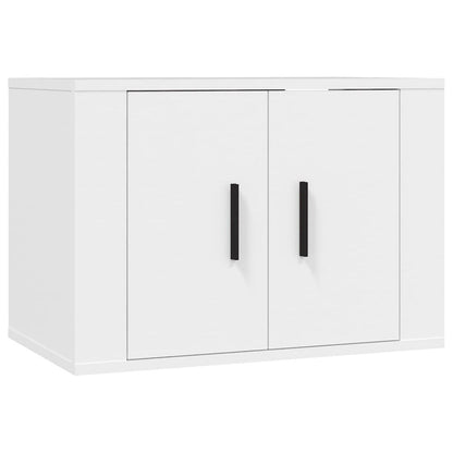 vidaXL Wall Mounted TV Cabinet White 57x34.5x40 cm V0671394827