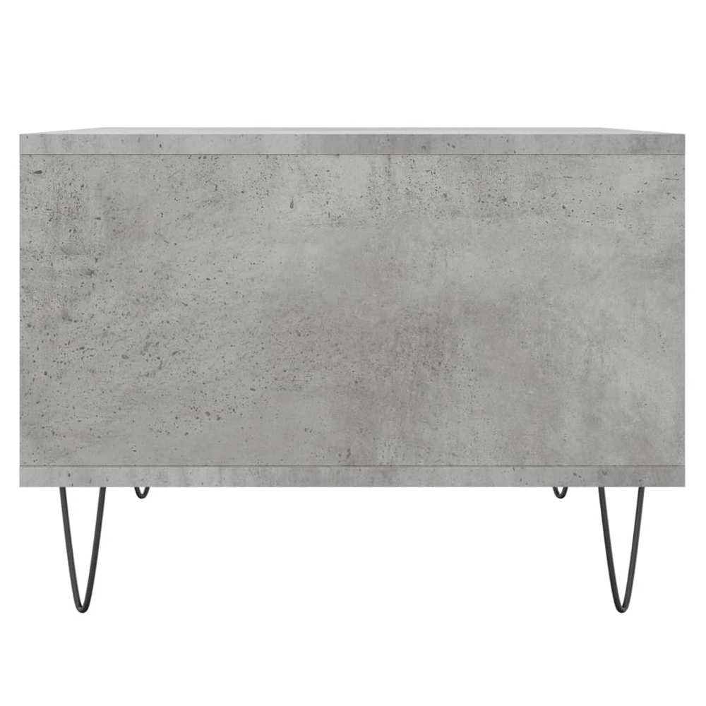 vidaXL Coffee Table Concrete Grey 60x50x36.5 cm Engineered Wood S0671358889