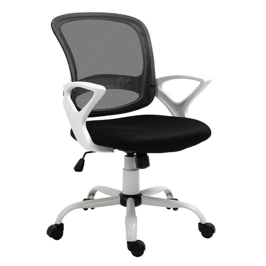 Mesh Home Office Chair Swivel Desk Task PC Chair w/ Lumbar Support, Arm, Black S0671102958