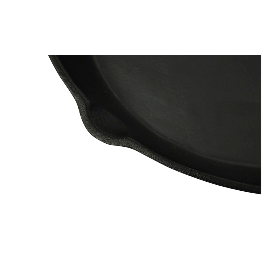 vidaXL Grill Fry Pan Cast Iron 30 cm Round S0671177380