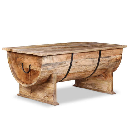 vidaXL Coffee Table Solid Mango Wood 88x50x40 cm S0671168530