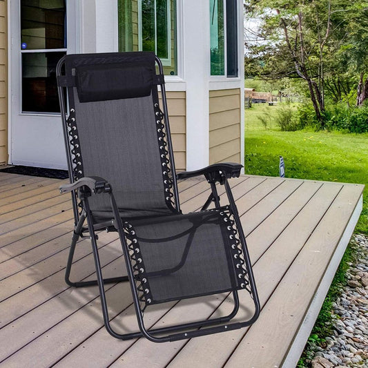 Zero Gravity Chair Adjustable Patio Lounge Chair Recling Seat V067942386