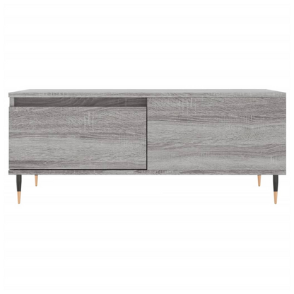 vidaXL Coffee Table Grey Sonoma 90x50x36.5 cm Engineered Wood S0671256875