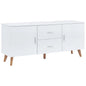 Sideboard White 160x40x70 cm MDF S0671177925