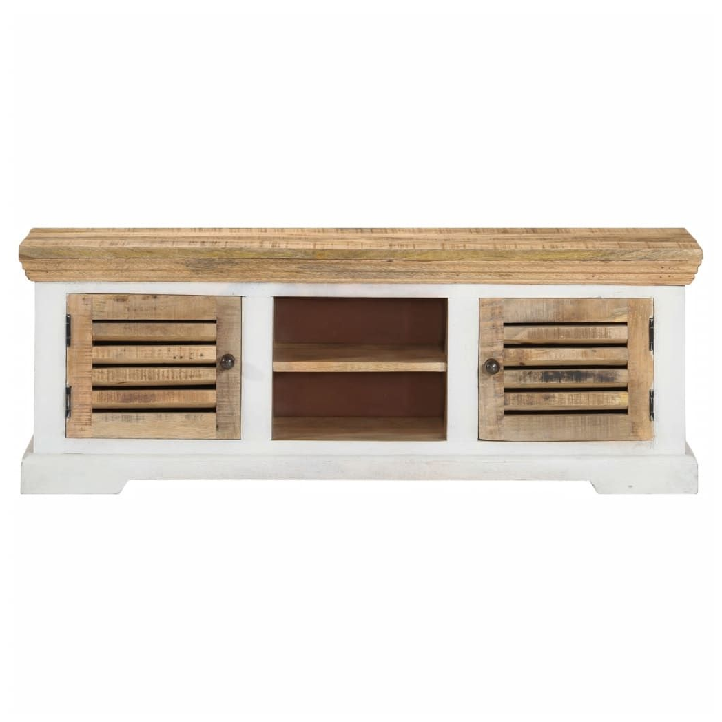 TV Cabinet 110x30x40 cm Solid Wood Mango S0671170670