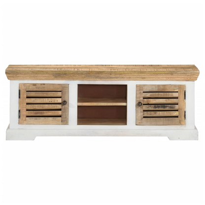 TV Cabinet 110x30x40 cm Solid Wood Mango S0671170670