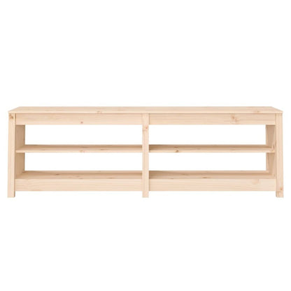 Shoe Bench 160x36.5x50 cm Solid Wood Pine S0671093163