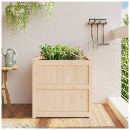 vidaXL Garden Planter 70x70x70 cm Solid Wood Pine S0671383021