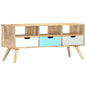 TV Cabinet 110x35x48 cm Solid Mango Wood S0671169820