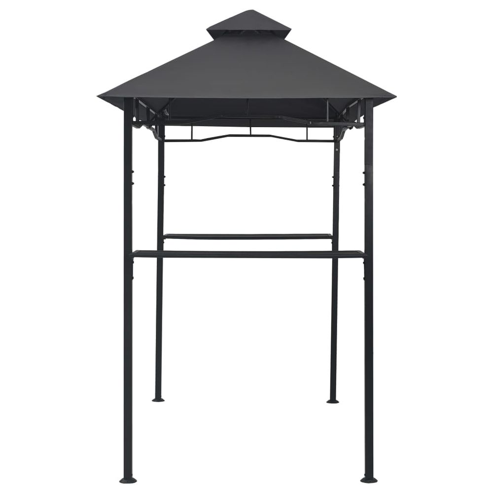 BBQ Gazebo 240x150x255 cm Anthracite Steel S069812003