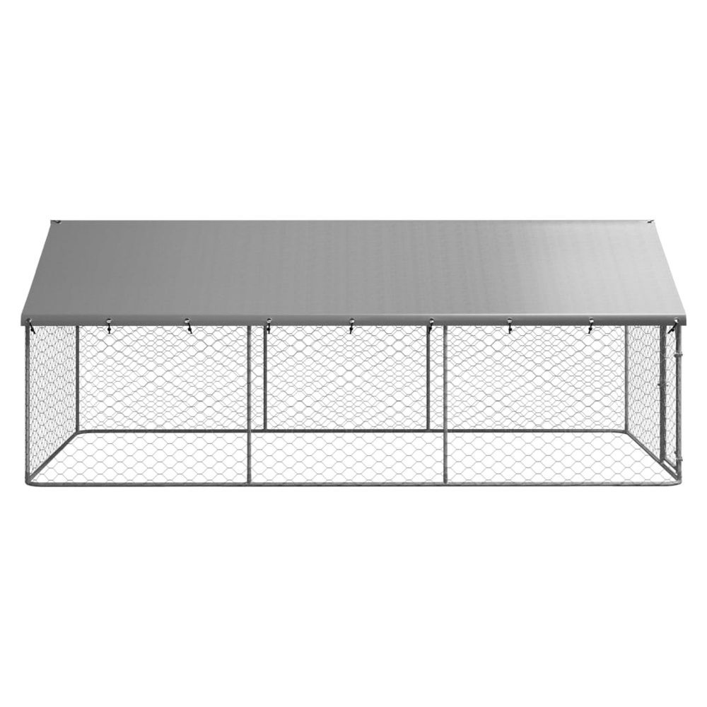 Outdoor Dog Kennel with Roof 100x100x150 cm to 600 x 300 x 150 cm V067939991