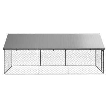 Outdoor Dog Kennel with Roof 100x100x150 cm to 600 x 300 x 150 cm V067939991