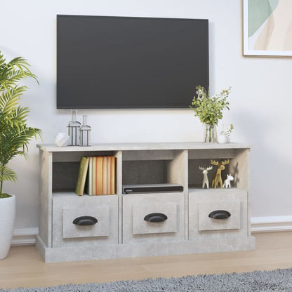 vidaXL TV Cabinet White 100x35x50 cm Engineered Wood S0671161502