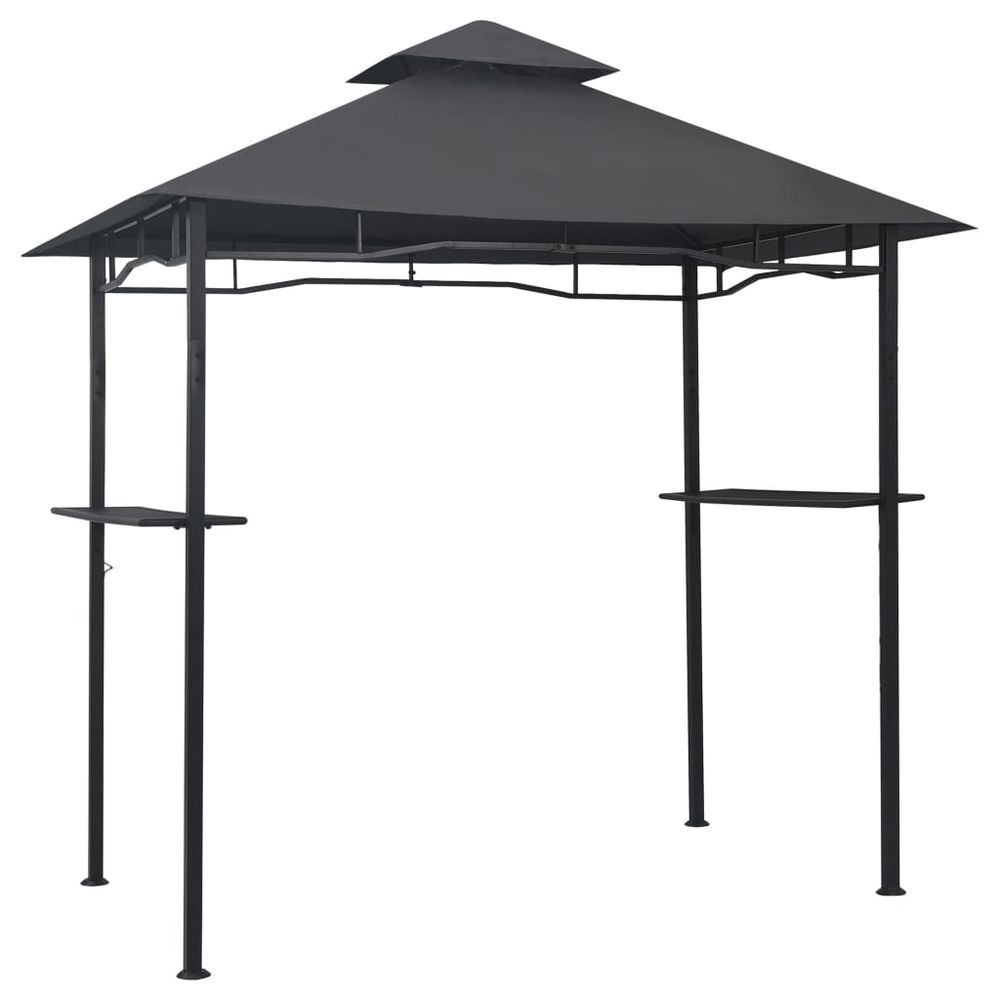 BBQ Gazebo 240x150x255 cm Anthracite Steel S069812003