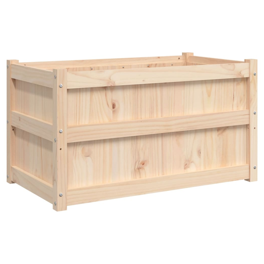 vidaXL Garden Planter 90x50x50 cm Solid Wood Pine S0671383064