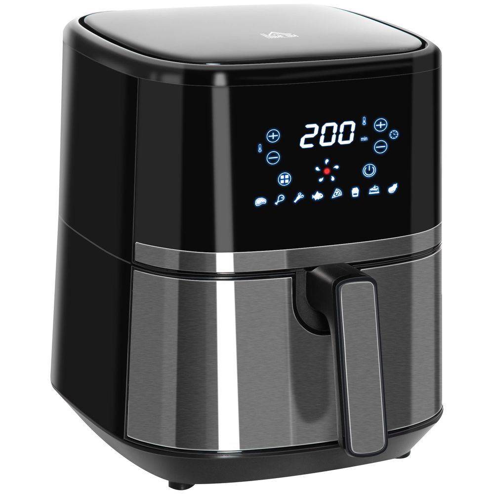 Air Fryer 4.5L 1500W with Digital Display Rapid Air Circulation Timer HOMCOM S0671079474