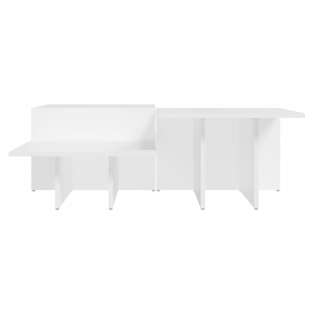 vidaXL Coffee Tables 2 pcs White Engineered Wood S0671016903