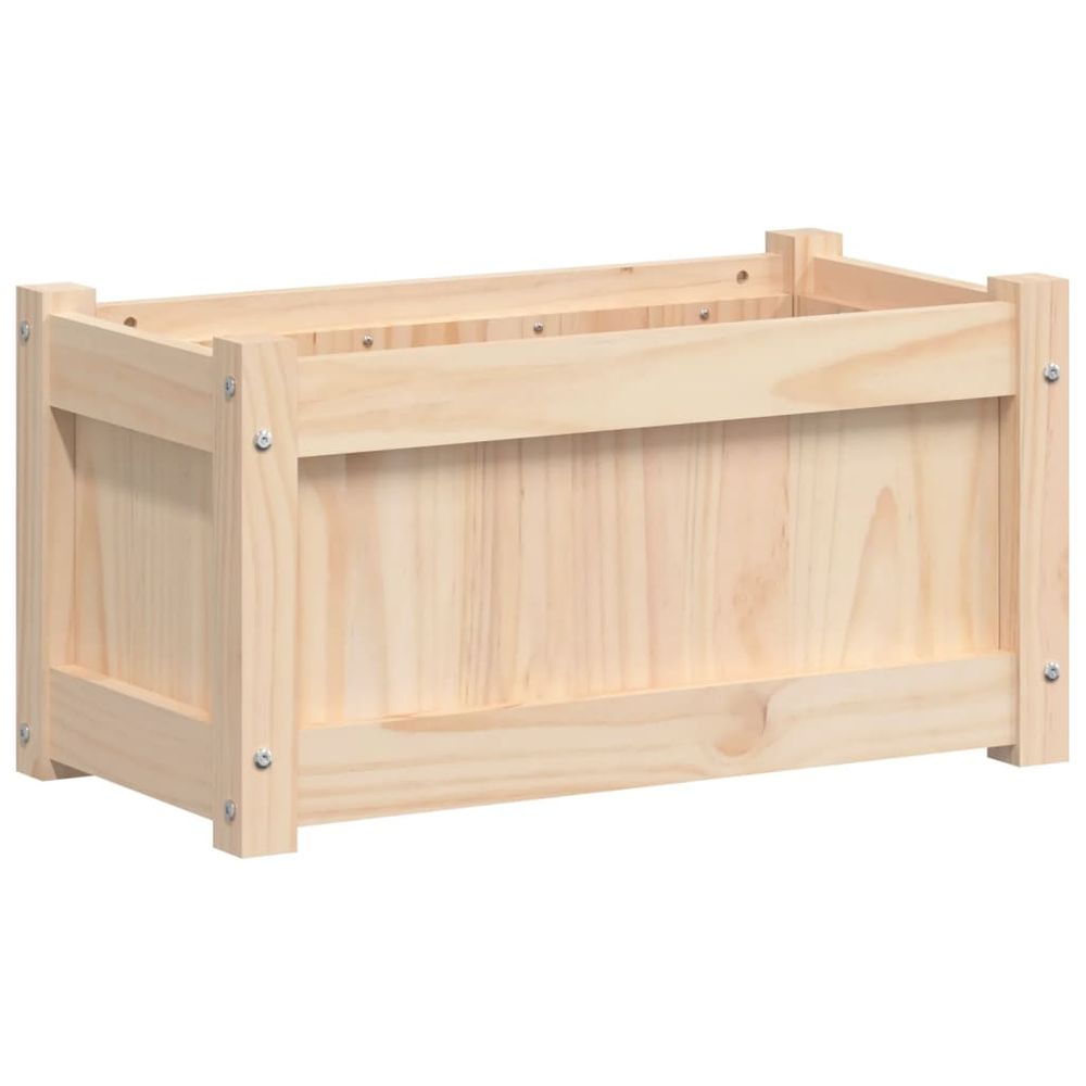 vidaXL Garden Planter 60x31x31 cm Solid Wood Pine S0671383006