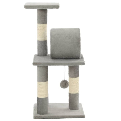 Cat Tree with Sisal Scratching Posts 65 cm S069789420