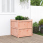 vidaXL Garden Planter 70x70x70 cm Solid Wood Douglas S0671385985