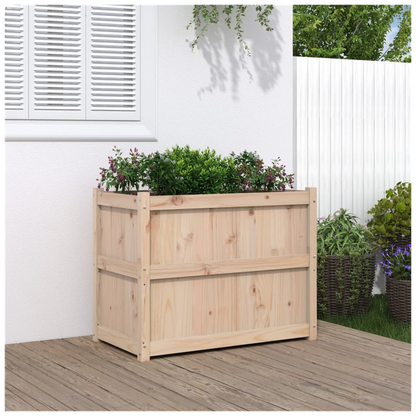 vidaXL Garden Planter 90x50x70 cm Solid Wood Pine S0671381290