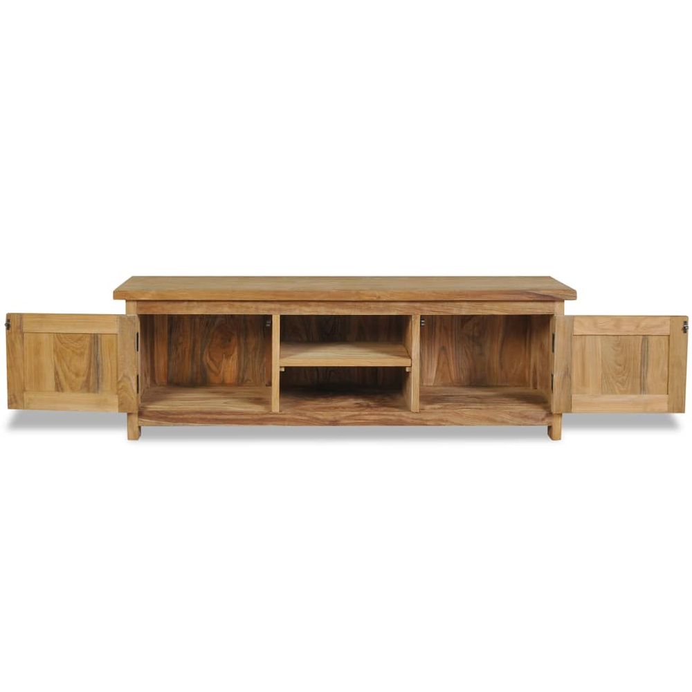 TV Cabinet Solid Teak 120x30x40 cm S069791143