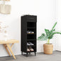 Shoe Cabinet Smoked Oak 30x35x105 cm Engineered Wood S0671161034