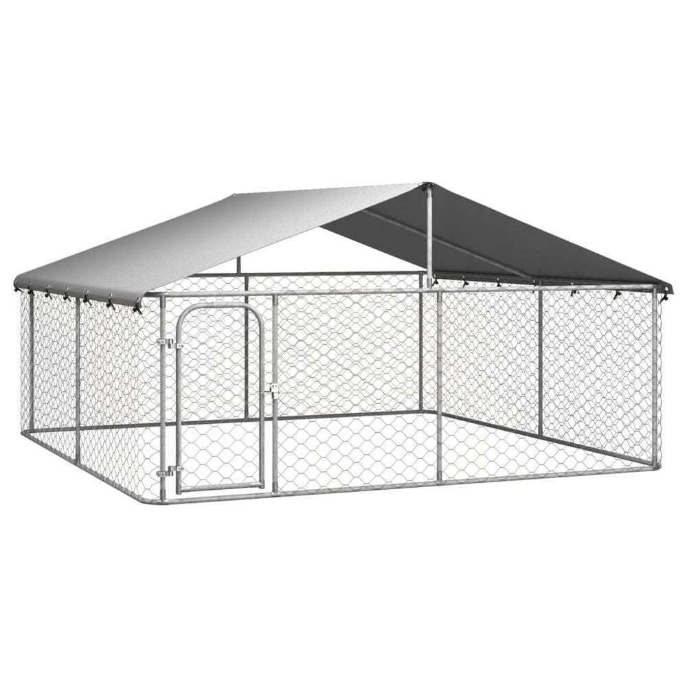 Outdoor Dog Kennel with Roof 100x100x150 cm to 600 x 300 x 150 cm V067939995