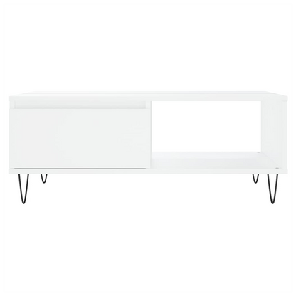 vidaXL Coffee Table White 90x60x35 cm Engineered Wood S0671256876