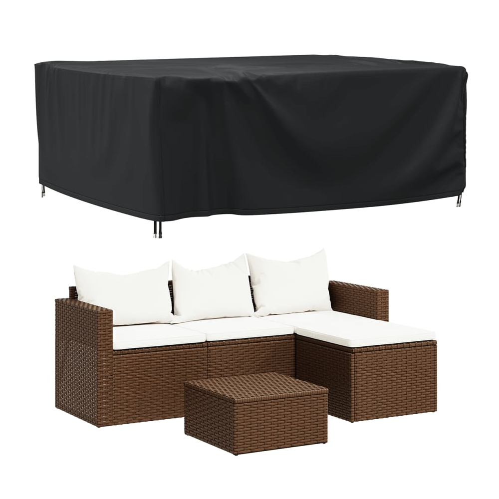 vidaXL Garden Furniture Cover Black 200x160x70 cm Waterproof 420D S0671351731