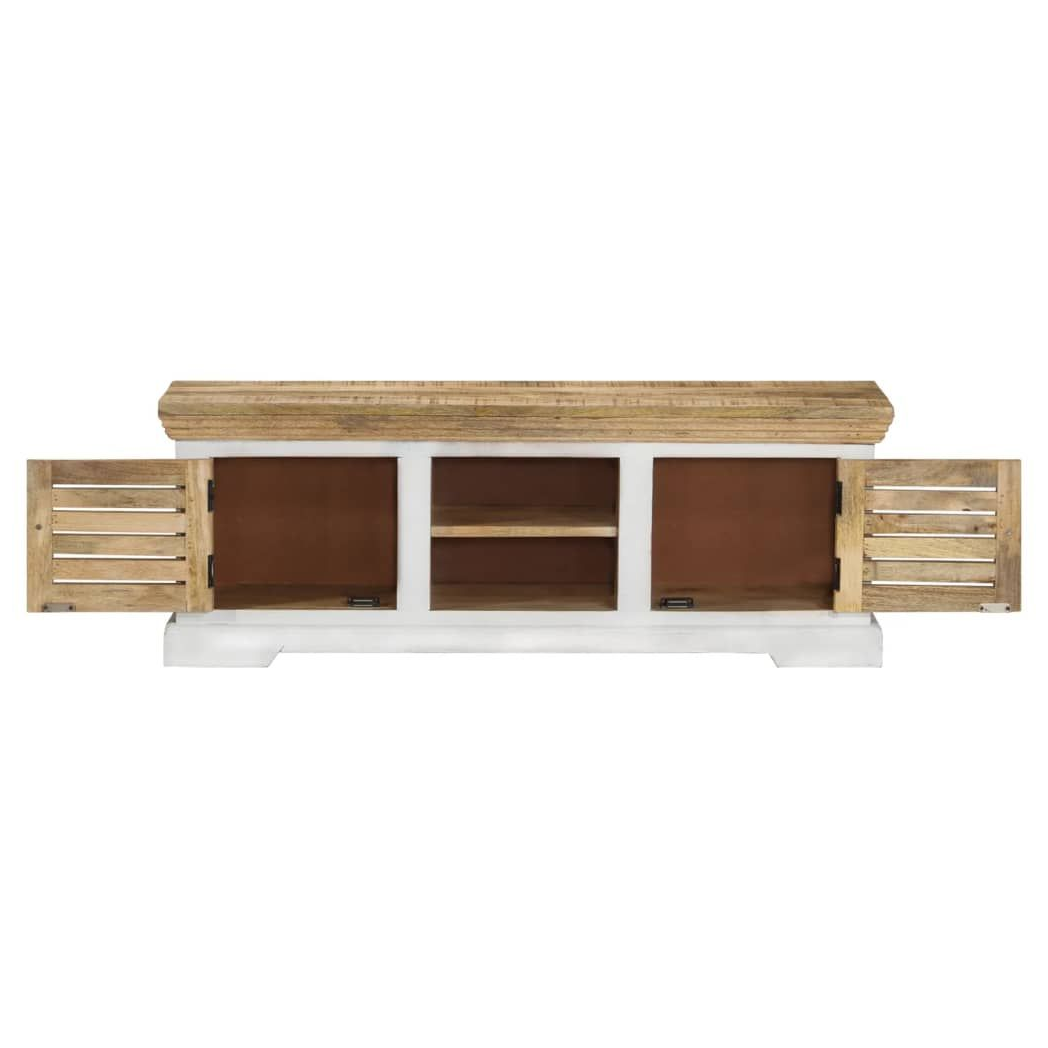 TV Cabinet 110x30x40 cm Solid Wood Mango S0671170670