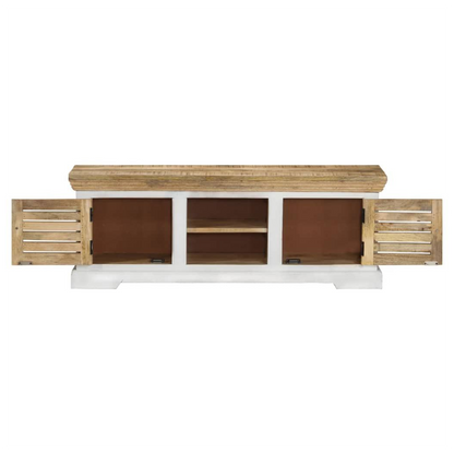 TV Cabinet 110x30x40 cm Solid Wood Mango S0671170670