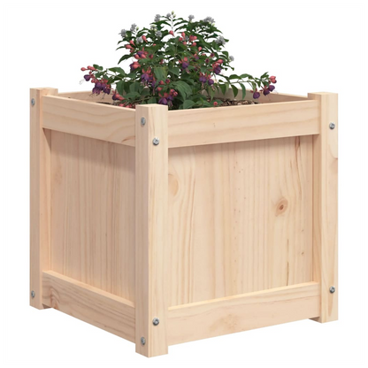 vidaXL Garden Planter 40x40x40 cm Solid Wood Pine S0671384846